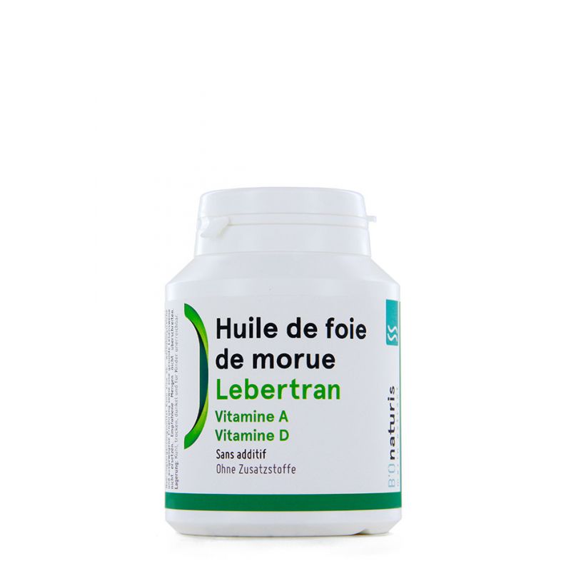 Olio di fegato di merluzzo, vitamina A e D - 200 capsule (165 mg) - BIOnaturis
