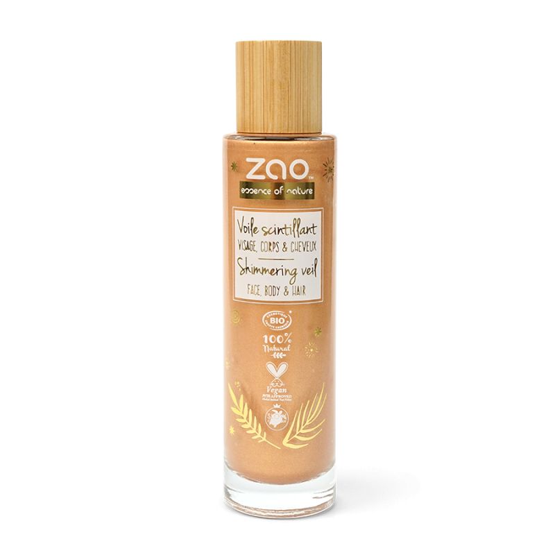 Velo scintillante e illuminante biologico e vegano per viso, corpo e capelli - N°695 - Zao