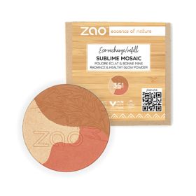 La Sublime Mosaic, Éclat et bonne mine - 100% naturel, Bio & Vegan - N° 351, Medium doré - Zao