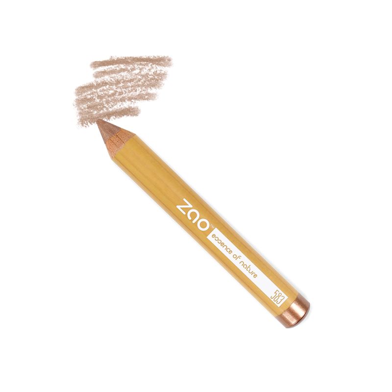 Crayon pour les yeux Jumbo  - 100% naturel, Bio & Vegan - N° 383, Taupe irisé - Zao