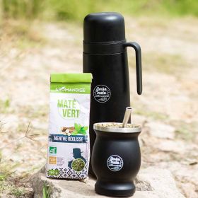 Wilder Grüner Mate aus Brasilien, Minze & Lakritz - Bio & Fairetrade - 100g - Aromandise