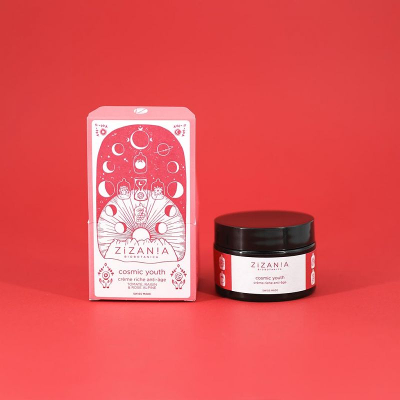 Cosmic Youth, Reichhaltige Anti-Aging-Creme - Schweiz & Bio - 50ml - Zizania