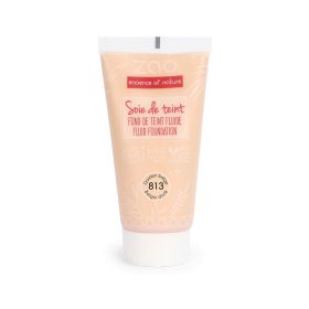 Soie de teint (fondotinta fluido) - 100% naturale, biologico e vegano - N. 813, Beige dorato - Zao