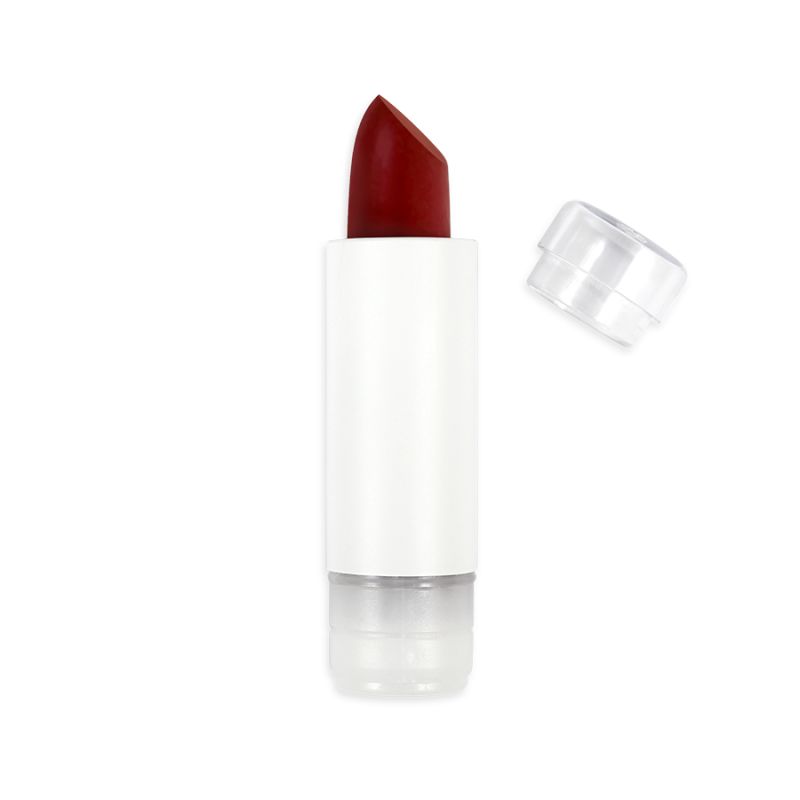 Lippenstift & Balsam Cocoon - 100% Natürlich, Bio & Vegan - Nr. 413, Bordeaux - Zao
