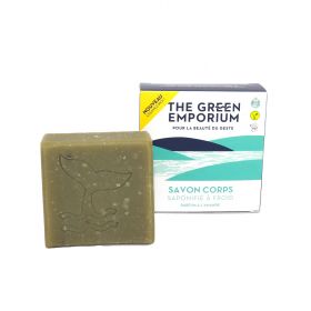 Sapone per il corpo saponificato a freddo, fragranza di mandorla - 100 g - L'emporio verde