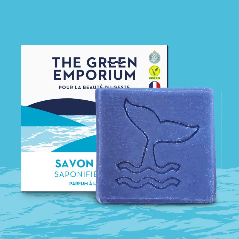 Savon corps, saponifié à froid, Parfum à la menthe - 100g - The Green Emporium