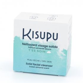 Fester Gesichtsreiniger - Trockene Haut, "T'es soin" - 28ml - Kisupu