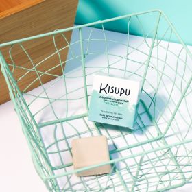 Lavaggio solido per il viso - Pelle secca, "T'es soin" - 28ml - Kisupu