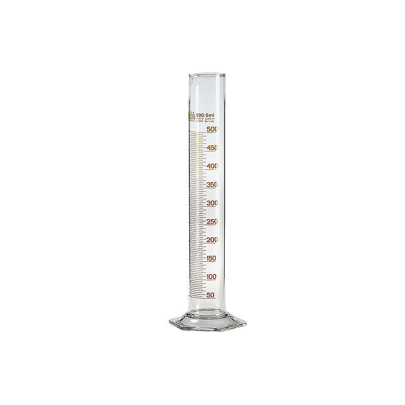 Cilindri graduati in vetro borosilicato (forma alta) con graduazione in ml - 1 pezzo di MODml