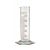 Cilindri graduati in vetro borosilicato (forma bassa) con graduazione in ml - 1 pezzo di 100ml