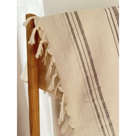 Fouta aus Bio-Baumwolle, Dolce Collection (1 Seite Frottee), Moonstone - 90x170cm - Karawan
