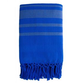 Fouta in cotone biologico, collezione Garden, Blueberry - 90x160cm - Karawan