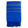 Fouta en coton biologique, Collection Garden, Blueberry - 90x160cm - Karawan