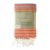 Fouta in cotone biologico, Collezione SUD, Terracotta - 100x200cm - Karawan