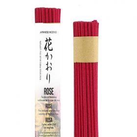 Rouleaux d'encens japonais court, Rose - 35x 30 min. - Les encens du monde