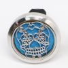 Clip'Arôme - Diffuseur d'huiles essentielles pour voiture en inox - Calavera - ZEN'Arôme