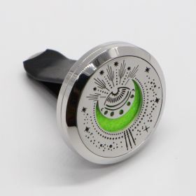 Clip'Arôme - Diffuseur d'huiles essentielles pour voiture en inox - Oeil de l'esprit - ZEN'Arôme