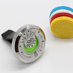 Clip'Arôme - Diffuseur d'huiles essentielles pour voiture en inox - Oeil de l'esprit - ZEN'Arôme