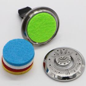 Clip'Arôme - Diffuseur d'huiles essentielles pour voiture en inox - Oeil de l'esprit - ZEN'Arôme