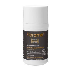 Deodorante biologico roll-on per uomo - efficacia 24 ore, senza alcool - 50ml - Florame