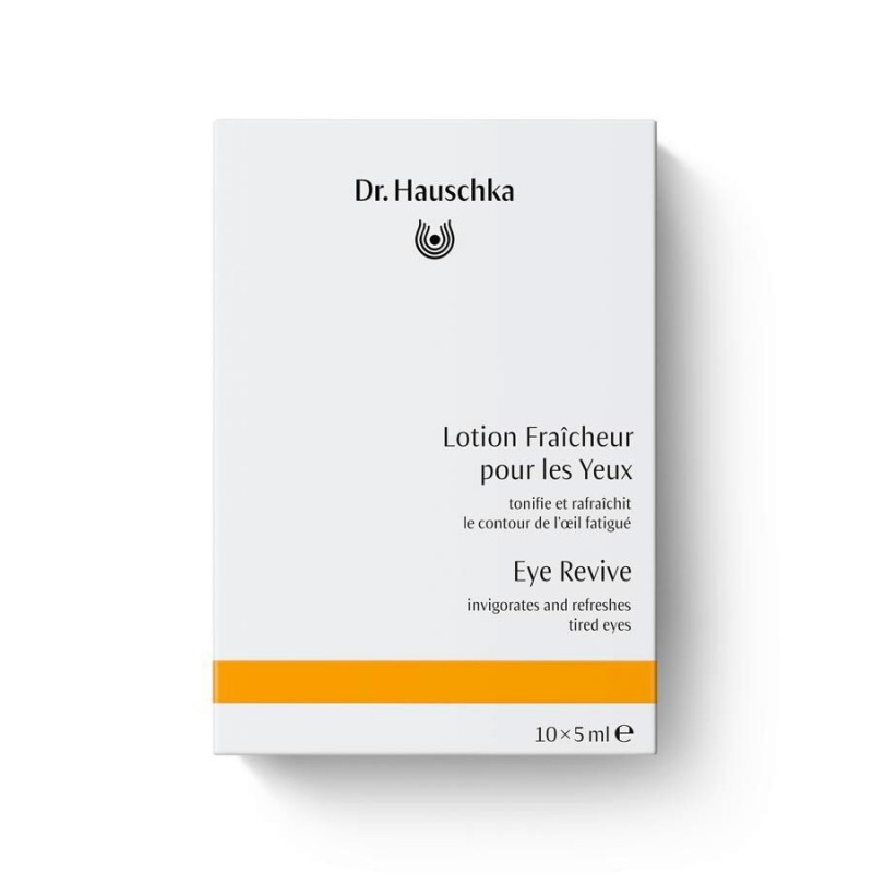 Lotion fraîcheur Bio et compresses, pour les yeux fatigués - 10 x 5 ml - Dr. Hauschka 