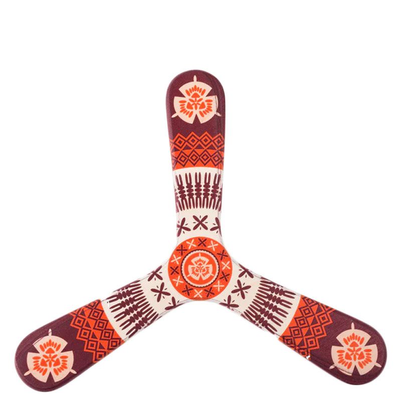 Boomerang artisanal en bois pour enfants, Le Fidji - 24cm - Wallaby Boomerangs