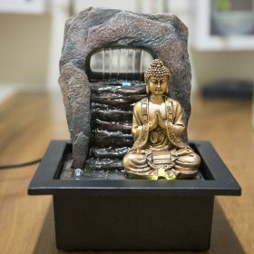 Zimmerbrunnen - "Zen Dao" (mit Buddha & LED-Beleuchtung) - Zen'Light