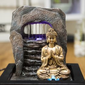 Zimmerbrunnen - "Zen Dao" (mit Buddha & LED-Beleuchtung) - Zen'Light