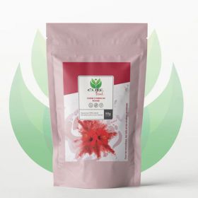 Polvere di ibisco rosso (pura), piena di bontà, ideale per i capelli - 50 g - CureFood