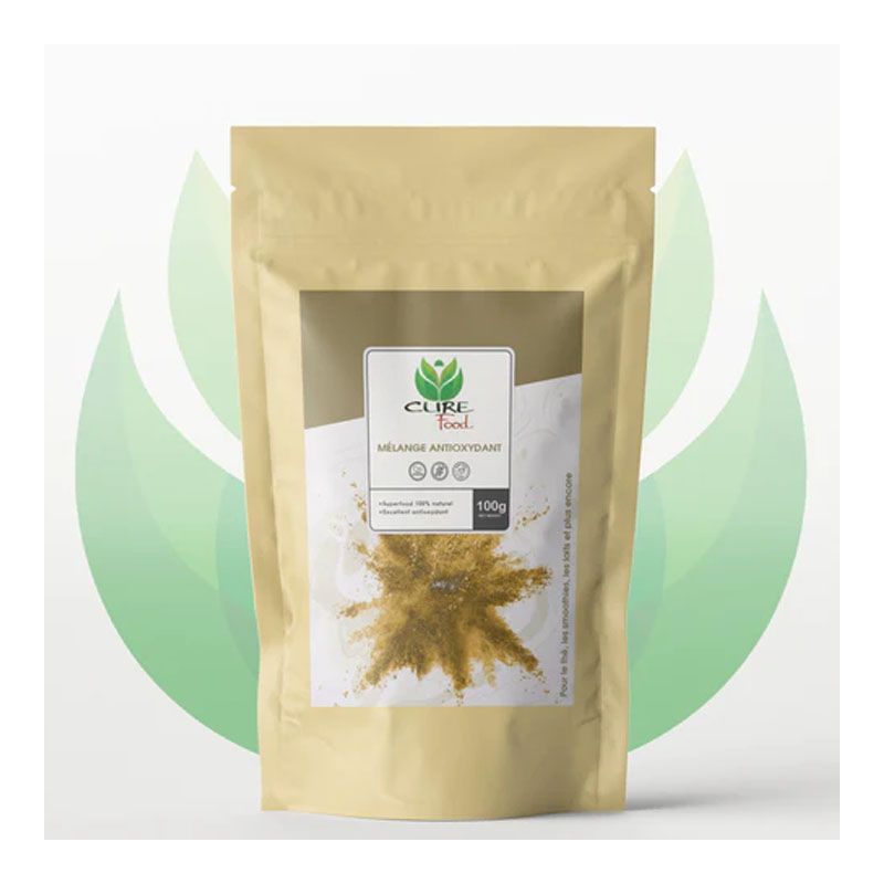 Mélange Antioxydant (100% naturel), Nettoyage, Immunité & énergie - 100g - CureFood