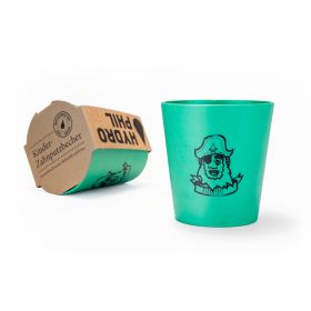 Tazza per spazzolino da denti per bambini Verde, senza plastica - Hydrophil