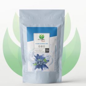 Poudre de Myrtille crue (pure), Riche en vitamine C, E et bêta-carotène - 100g - CureFood