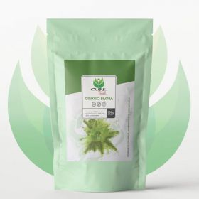 Ginkgo Biloba Pulver (rein), Antioxidantien & Flavonoide - 100g - CureFood
