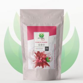 Polvere di mirtillo rosso (pura), anti-invecchiamento e depurativa - 50 g - CureFood