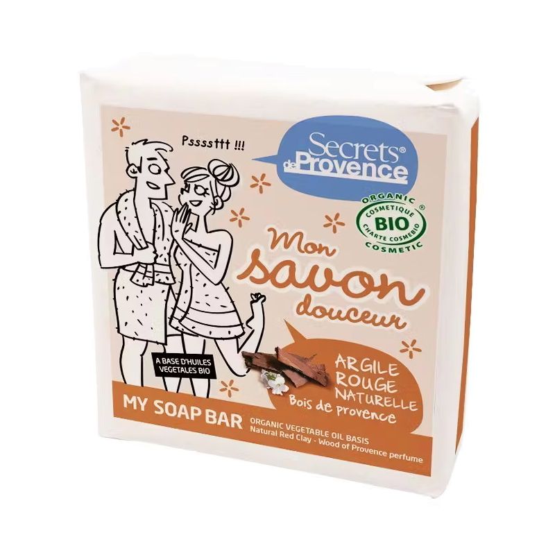 Mio sapone biologico delicato con argilla rossa - 100g - Secret de Provence