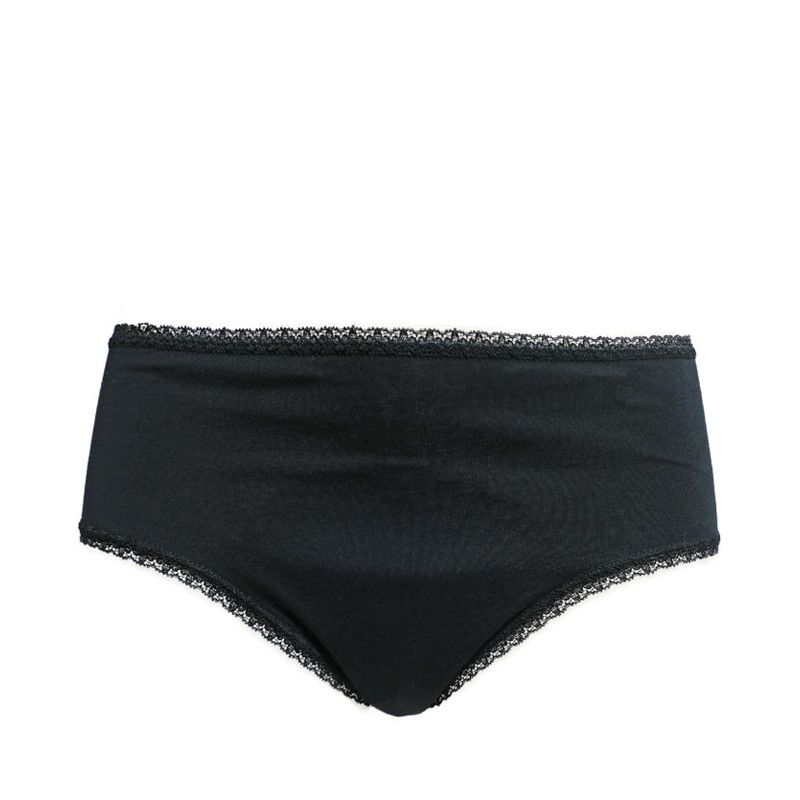 Shorty menstruel en coton Bio - Noir, flusso moderato (34 à 44), Confort et écologie - Anaé