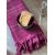 Fouta en coton biologique, Collection DOLCE (1 face éponge), Améthyste - 90x170cm - Karawan