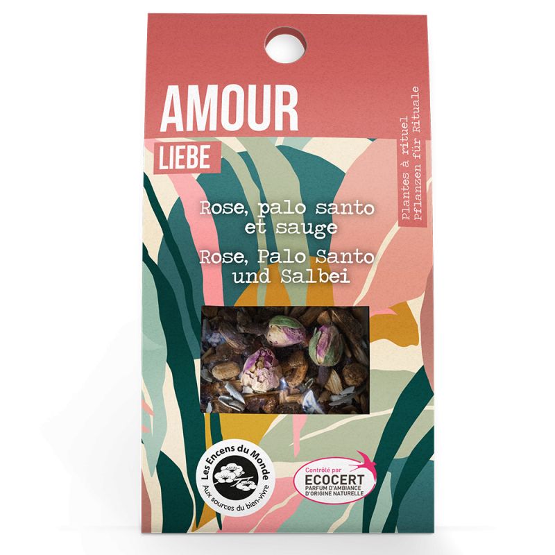 Mélanges de plantes à brûler, Rituel Amour - 20g - Les Encens du monde