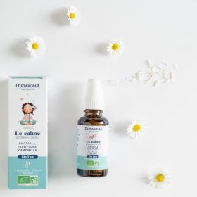 La calma dentro di me, per bambini dai 3 anni - Rodiola, Passiflora e Camomilla - Spray 30ml - Dietaroma