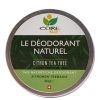 Deodorante biologico in crema con bicarbonato, Albero del tè e limone - 60g - Curenat