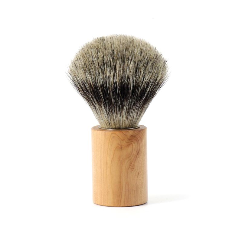 Blaireau de rasage "Collection 1990" en bois de cade & Fleur de Poil de blaireau Pure Badger - Gentleman Barbier