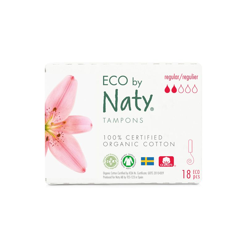 Tampons hygiéniques Super Plus (sans applicateur) - 15pces - Naty