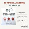 Dentifricio biologico alla menta svizzera, MOD, MOD fluor - 62 compresse - Waya Cosmetics