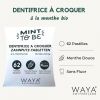 Dentifricio biologico alla menta svizzera, MOD, MOD fluor - 62 compresse - Waya Cosmetics