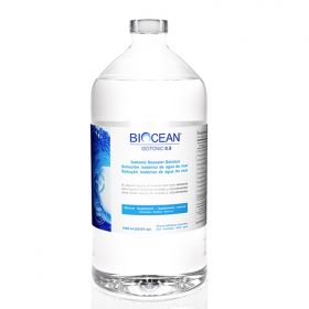 Solution isotonique d'eau de mer, Equilibre, Hydratation & nutrition cellulaire - Bouteille de 1 litre - Biocean