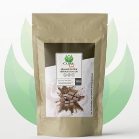 Miscela di proteine vegetali, cioccolato (100% naturale), piacere per il tuo benessere - 250g - CureFood