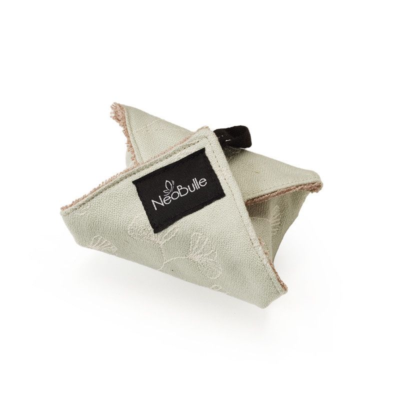 Enveloppe à savon, La pochette nomade pour emmener votre savon en voyage - Ginkgo vert - Néobulle