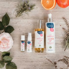 Sanfte Milch für Dehnungsstreifen BIO & 100% natürlich - Vorbeugung und Hydratation - 200ml - Néobulle