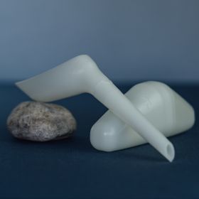 Pisse-debout réutilisable en bioplastique, Phosphorescent - Pissedebout