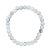 Bracciale in pietra naturale per adulti - Howlite e magnesite - 19 cm - Irréversible Bijoux